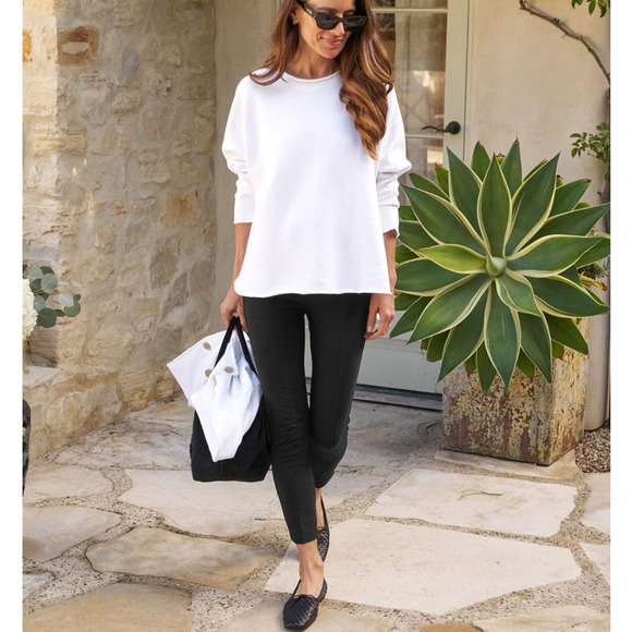 Frank & Eileen Murphy Billion Dollar Pant Size XS Black Stretch Quiet Luxury - Picture 4 of 15